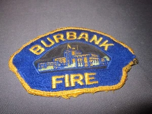 Vintage BURBANK FIRE department PATCH - Picture 1 of 3