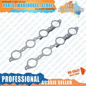 VT VX VY VZ Holden Commodore LS1 LS2 5.7L V8 Extractor Exhaust Manifold Gaskets - Picture 1 of 5