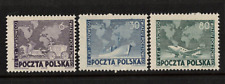 1949 Poland UPU Stamps Set of 3 SG 652/74 MUH