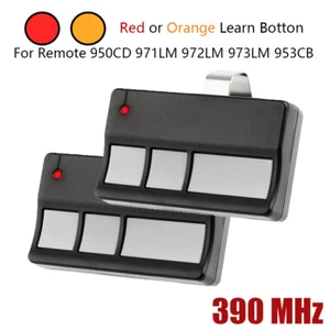 2 for LiftMaster 971LM 3 Button Car Garage Door Opener Remote Control 390MHz - Picture 1 of 14