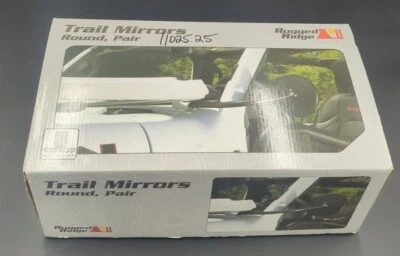 Rugged Ridge 11025.25 Round Trail Mirror Kit Fits 18-23 Gladiator Wrangler (JL) Foto 1 de 4