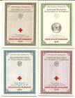 France Croix Rouge -4 carnets de 1956, 1957, 1958 et 1959.