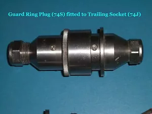 NIPHAN 74J & 74S, 3Pin & Earth ELECTRICAL CONNECTOR- TRAILING SOCKET and PLUG - Picture 1 of 5