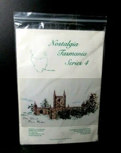 Vintage gezählter Kreuzstich Nostalgie Tasmanien Serie 4 Kirche Port Arthur - Bild 1 von 6