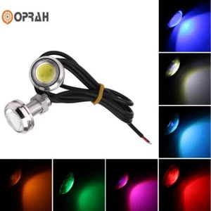 1-10 Piezas Lámparas Ojo de Águila Blanco LED DRL Niebla Diurno Correr Trasero Respaldo Luz Coche - Imagen 1 de 6