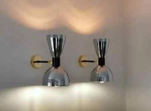 Sputnik Wall Sconce Fixture Kitchen Antique Lamp Mid Century Lights Black Matte - Picture 1 of 6