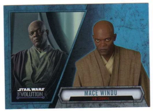 2016 Topps Star Wars Evolution Trading Card #81 Mace Windu Jedi Council - Image 1 of 1