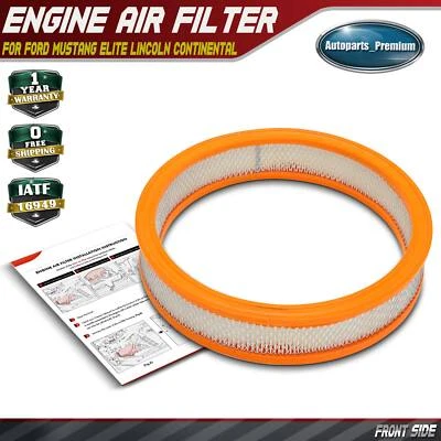 Engine Air Filter for Ford Mustang 69-73 Thunderbird Lincoln Continental Mercury - Image 1 of 4
