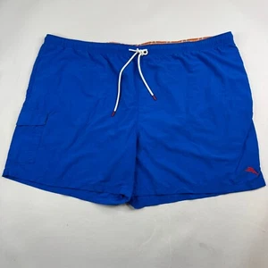 Tommy Bahama Herren Badehose 4XLB 52x6 blau Kordelzug Netz gefüttert - Bild 1 von 8