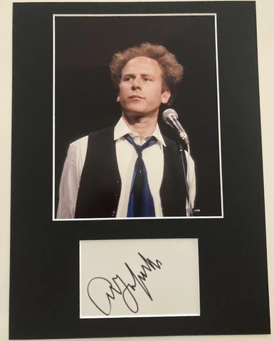 Art Garfunkel   *HAND SIGNED*   16x12 mounted display  ~  AUTOGRAPHED Cover
