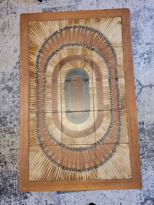 Mesa de centro danesa Mobelfabrikken Toften mediados de siglo Foto 1 de 4