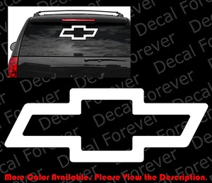 LARGE BOWTIE Bow Tie Car Window/DIE CUT Vinyl Decal for Chevy Camero RC098 - Picture 1 of 9