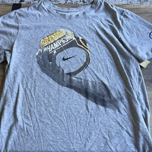 The Nike Tee LeBron James Size XL 2016 Championship Ring T-Shirt Gray Dri-Fit - Picture 1 of 5