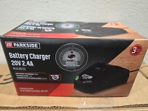 Parkside 20v Battery Charger New In Box 2.4a - Picture 1 of 3