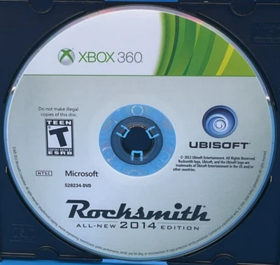 Microsoft XBOX 360 Rocksmith All New 2014 Edition TESTED Disc Only Free Shipping - Image 1 of 2