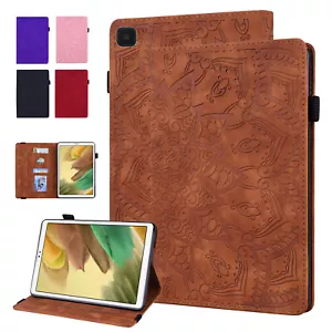 Für Samsung Galaxy Tab A7 Lite 8.7"2021 Flip Leder Karten Stift Halter Tablet Hülle - Bild 1 von 41
