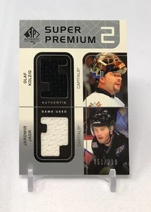2002-03 SP Authentic SUPER PREMIUM 2 Jersey JAROMIR JAGR OLAF KOLZIG #/299 - Picture 1 of 2