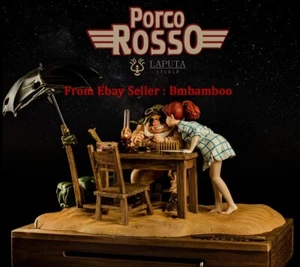 LAPUTA Studio Hayao Miyazaki Porco Rosso Figur GK Statue Modell Spielzeug Spieluhr - Bild 1 von 6