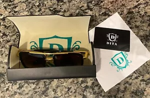 Men's Real 14K Gold DITA sunshades, men's glasses, luxury frames - Picture 1 of 5