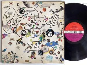 LED ZEPPELIN III 3 VINYL LP 1970 U.K 1st Peter Grant credit, Atlantic 2401002 (a - Picture 1 of 6