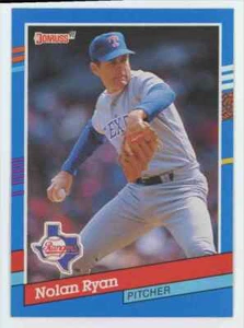 1991 Donruss Error Card Nolan Ryan Texas Rangers #89 - Picture 1 of 2