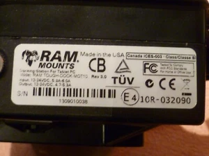 alcx ✅ TOUGH-DOCK-MOT10 ⭐ Ram Mount ⭐ Tablet Docking Station ⭐ Fahrzeugdiagnose - Bild 1 von 11