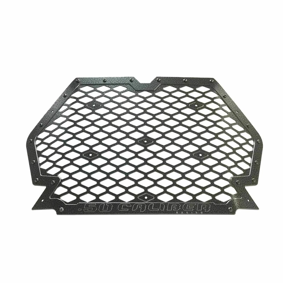 2019-Up RZR XP1000 Billet Aluminum Grille USA Made Polaris Turbo S Silver Vein - Image 1 of 4