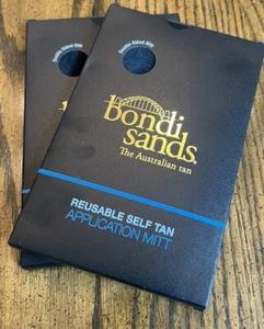 Bondi Sands Self Tanning Mitt New In Package Set Of 2 Tan Gloves Mitts Black New - Picture 1 of 3