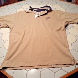 Cutter & Buck Tampa Bay Devil Rays Men's Large Beige Embroidered Polo Shirt - Picture 1 of 7