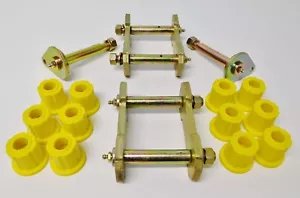 REAR GREASABLE SHACKLE, PIN & BUSH KIT FOR LANDCRUISER HJ75, FJ75, HZJ75 - Picture 1 of 1