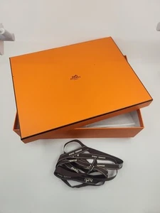 Authentic Hermes Empty Orange Gift Box For Purse, Bag Or Scarf 11" X 9" X 3" - Picture 1 of 15