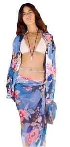 Spell Designs Tyler travel Scarf - Blue Shadow - BNWT - Picture 1 of 7