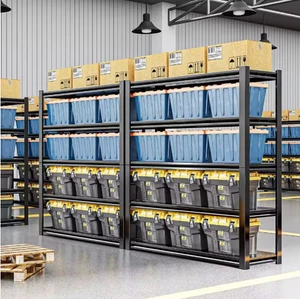 2500LBS Storage Shelves 5-Tier Heavy Duty Metal Adjustable Industrial Garage - Picture 1 of 6