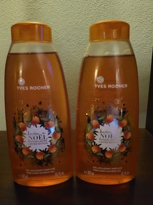 Lot Of 2 Yves Rocher Jardins De Noel Limited Edition Shower Gels Rare HTF - Image 1 of 3
