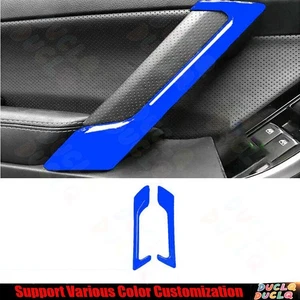 Para Subaru Forester 2.0T 2014-2018 Interior Azul Brillante Puerta Apoyabrazos Panel Tapicería - Imagen 1 de 3