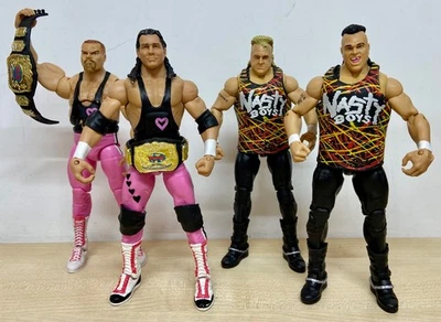WWE - Hart Foundation vs Nasty Boys - Bret Hart, Anvil, Jerry Sags & Brian Knobs - image 1 of 4