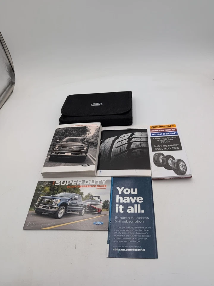 2019 FORD F250 F350 SUPER DUTY DIESEL GAS OWNERS MANUAL PLATINUM OEM  - Image 1 of 1