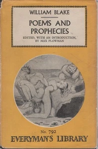 WILLIAM BLAKE  Poems and Prophecies 1965 HC Book - Picture 1 of 1