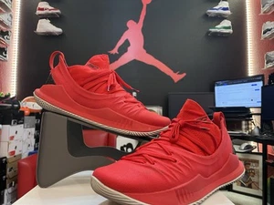 UNDER ARMOUR CURRY 5 (v) DAVIDSON RED ORIGINAL RELEASE MENS 9.5 🔥 RARE 🔥 - Picture 1 of 12