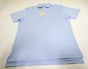 Peter Millar Golf Classic Polo Mens Size Medium COTTAGE BLUE 928B New 01299866 - Picture 1 of 5