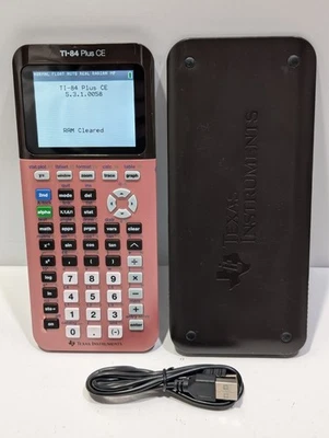 TI-84 Texas Instruments TI-84 Plus CE Graphing Calculator ROSE GOLD - Image 1 of 3