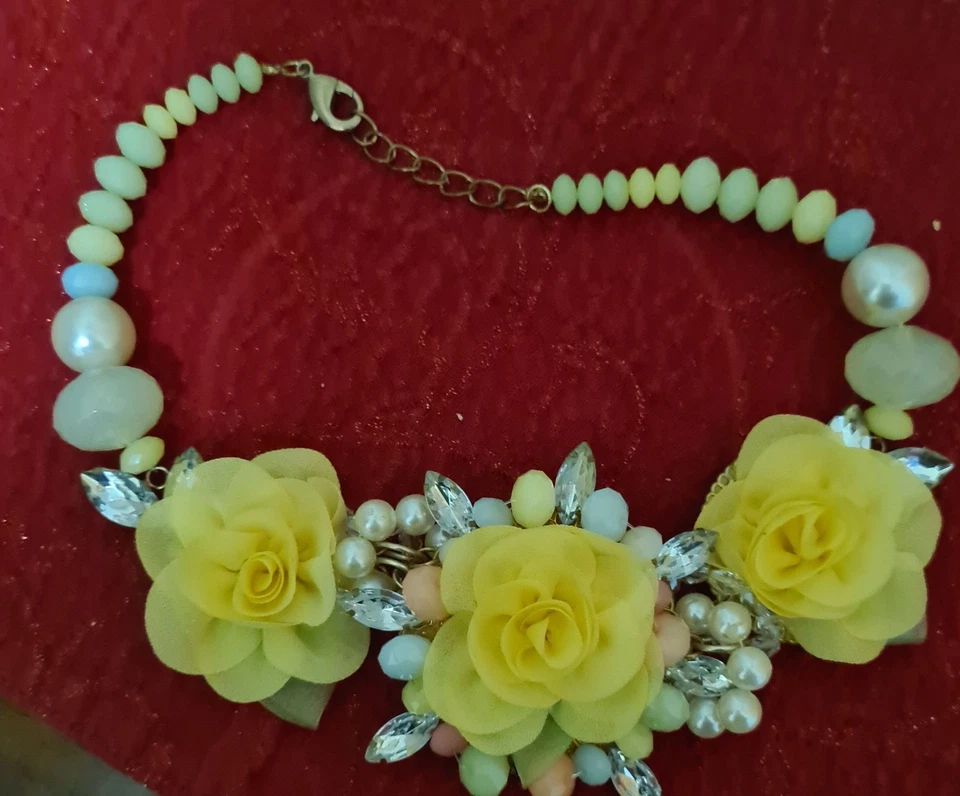 AMEN CLFLLIBBZ3 Collana con Fiore e Zirconi per Donna - Argenta - Immagine 1 di 3