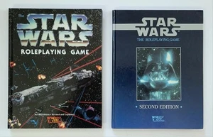STAR WARS RPG (×2) West End Games 2nd Edition HC Books 1996 #40120 + 1994 #40055 - Picture 1 of 21