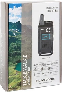 WALKIE TALKIE RADIO NUM'AXES TLK1038 - Nowe, Oryginalne opakowanie - Zdjęcie 1 z 2