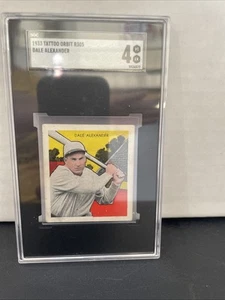 Tattoo Orbit R305 1933 Dale Alexander Boston Red Sox - SGC 4 - Low Pop - Imagen 1 de 2