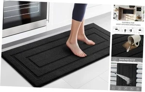 Kitchen Mats for Floor, 47 x 20, Kitchen Rugs Non Slip Washable, Thick Floor - Picture 1 of 7