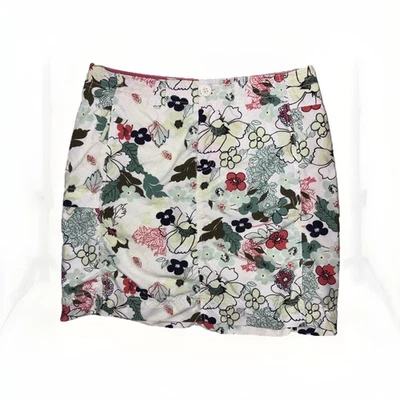 Falda Eddie Bauer Floral Forrada Talla 4 Foto 1 de 3