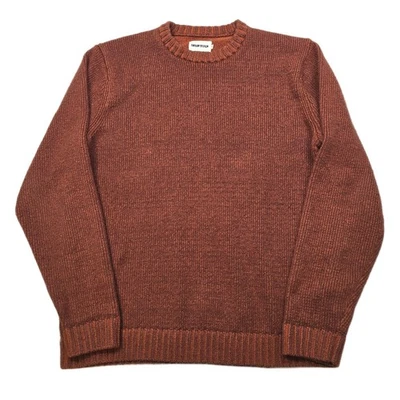 Taylor Stitch Crewneck Sweater Mens Large 44 Rustic Brown Pullover Knit - Image 1 of 4