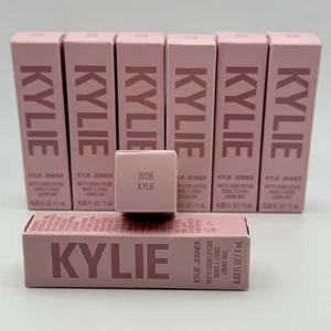 Set of 8 Kylie 808 Mini Matte Liquid Lipstick .03 oz Neutral Lip Color Lot NIB - Picture 1 of 5