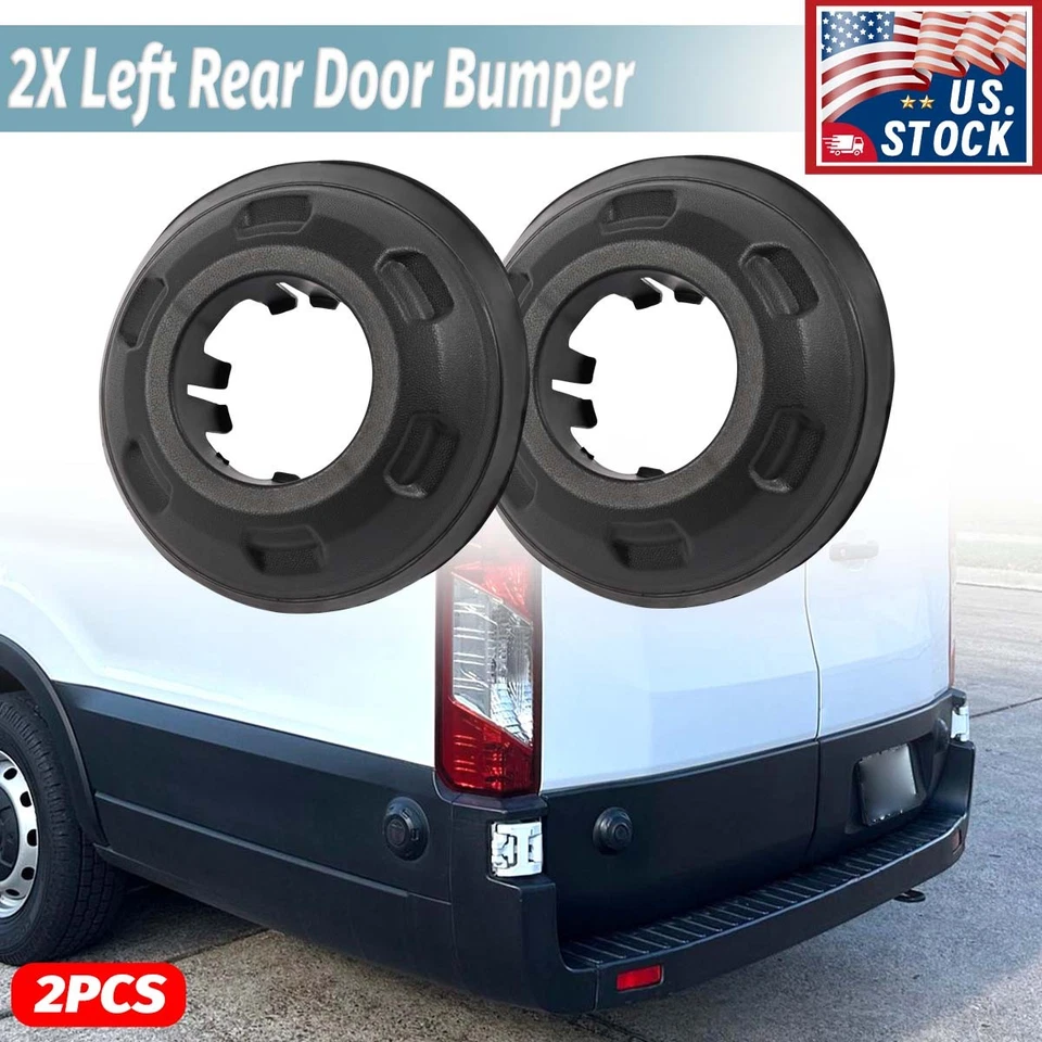 2PCS For Ford Transit 150 250 350 20-24 Van Left Rear Door Bumper KK4Z-16758-CC Foto 1 de 4